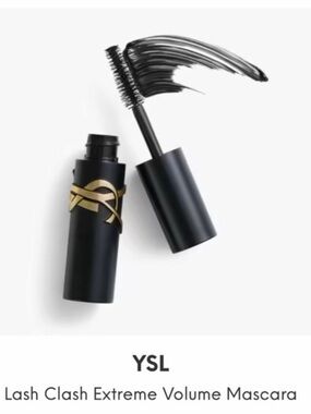 YSL Lash Clash Extreme Volume Mascara in 01 Noir Black 5mL 0.16 fl oz Travel